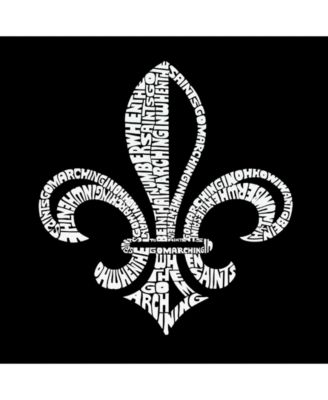 Men's Word Art Hoodie - When the Saints Go Marching in