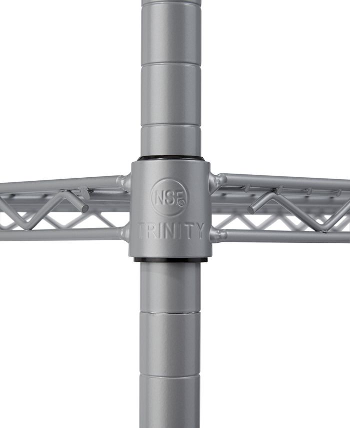 TRINITY 5Tier Outdoor Wire Shelving Rack with NSF Includes Wheels Macy's