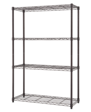 Generic Trinity 4-Tier 36”x14”x54” Wire Shelving Rack, Bronze