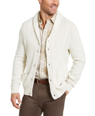 mens off white cardigan sweater