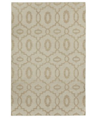 Capel - Area Rug, Genevieve Gorder Moor Flatweave 3628-675 Bisque 5' x 8'