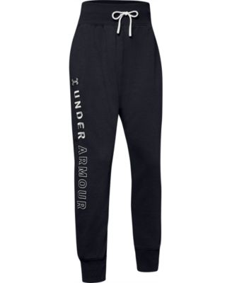 under armour girls fleece pants