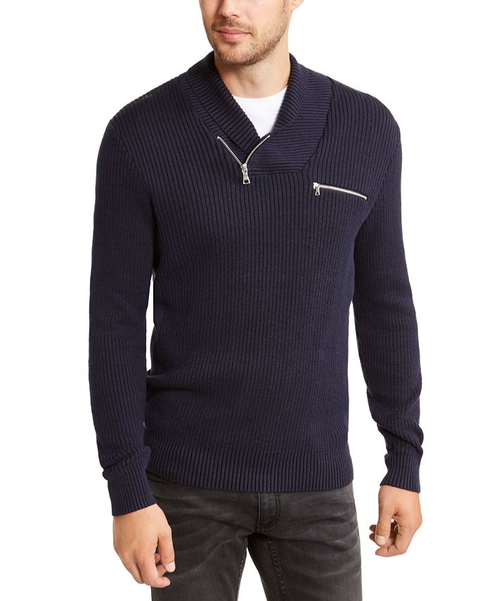 Macy's shawl top collar sweater
