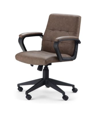 Simpli Home - Brewer Office Chair, Quick Ship