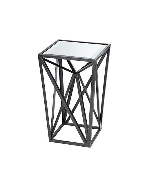 Furniture Zee Angular Mirror Accent Table Reviews Furniture