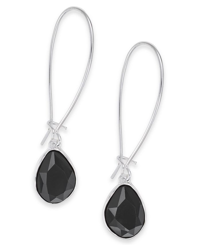 Style & Co Stone Linear Drop Earrings, Created for Macy's - Macy's
