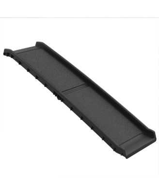 PetMaker - Bi-Fold Pet Ramp- Folding Portable Dog Ramp, Lightweight with Safe Non Slip Traction Surface and Raised Sides for Cars, SUVs, Trucks by PETMAKER