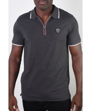 Members Only Men's Basic Short Sleeve Stripe Polo