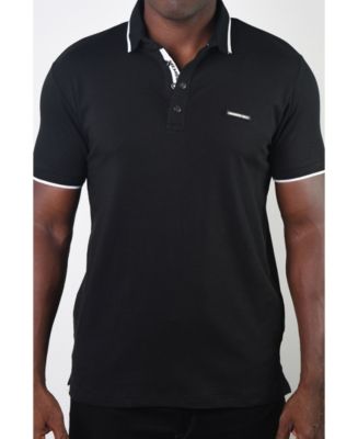 Members Only Men's Basic Short Sleeve Snap Button Polo - Macy's