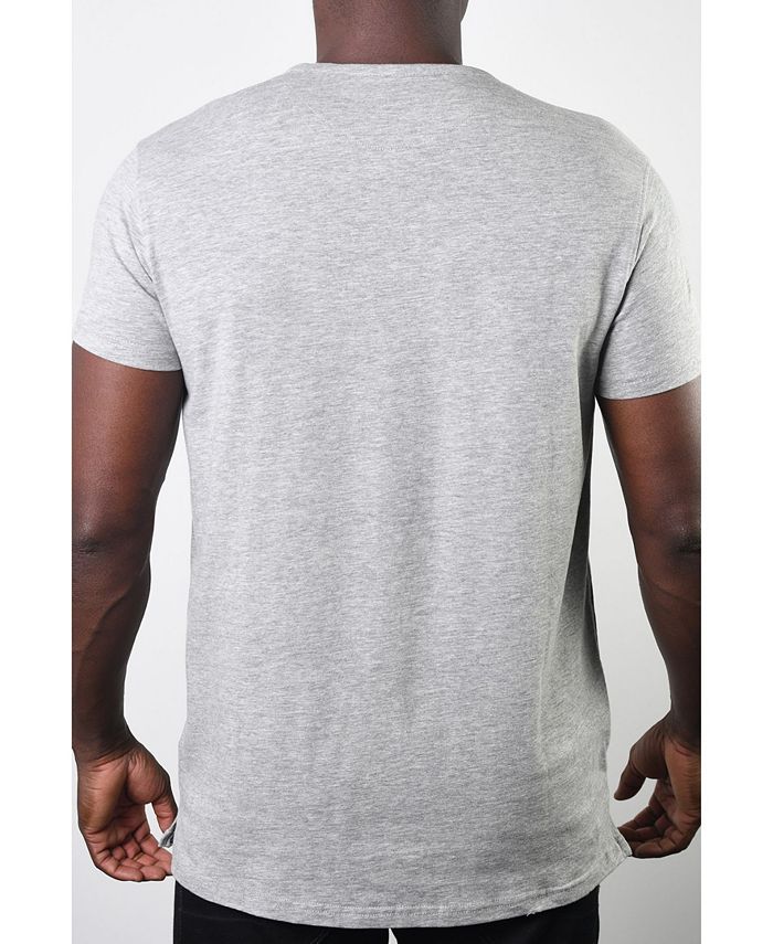 Members Only - Men's Basic Henley 3 Button Pocket Tee