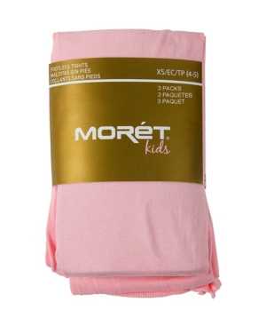 Jacques Moret Kids Big Girls Footless Dance Tight 3 Pair Pack