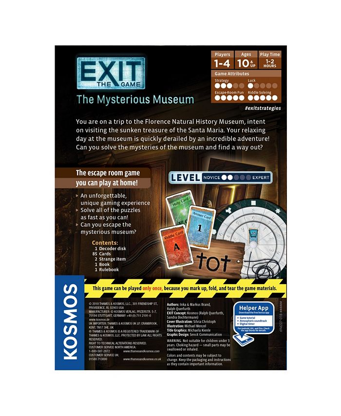 Thames & Kosmos - EXIT: The Sunken Treasure - Level: 2/5 - View #2