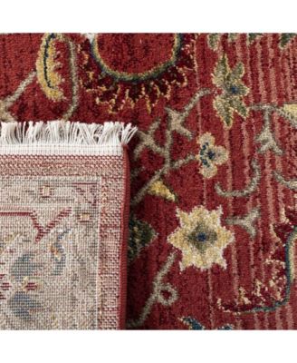 Ines LRL1293C Red and Beige 8' X 10' Area Rug