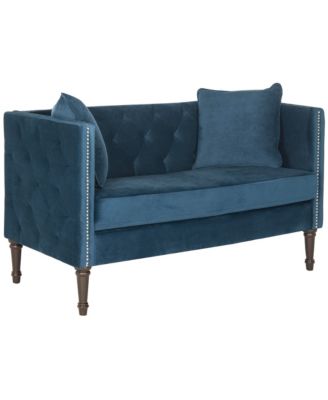 Safavieh - Sarah Tufted Settee, Quick Ship