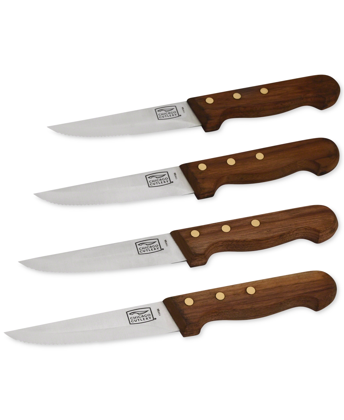 UPC 027979438986 product image for Chicago Cutlery 4-Pc. Walnut Steak Knife Set | upcitemdb.com