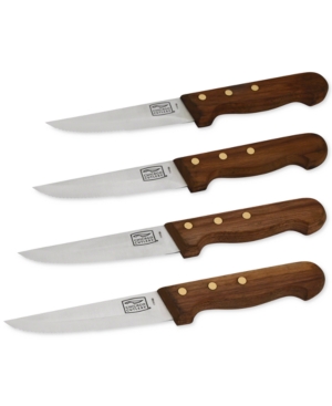 Chicago Cutlery 4-Pc. Walnut Steak Knife Set
