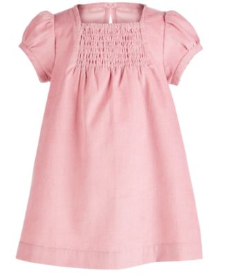 First Impressions Baby Girls Cotton Smocked Corduroy A-Line Dress ...