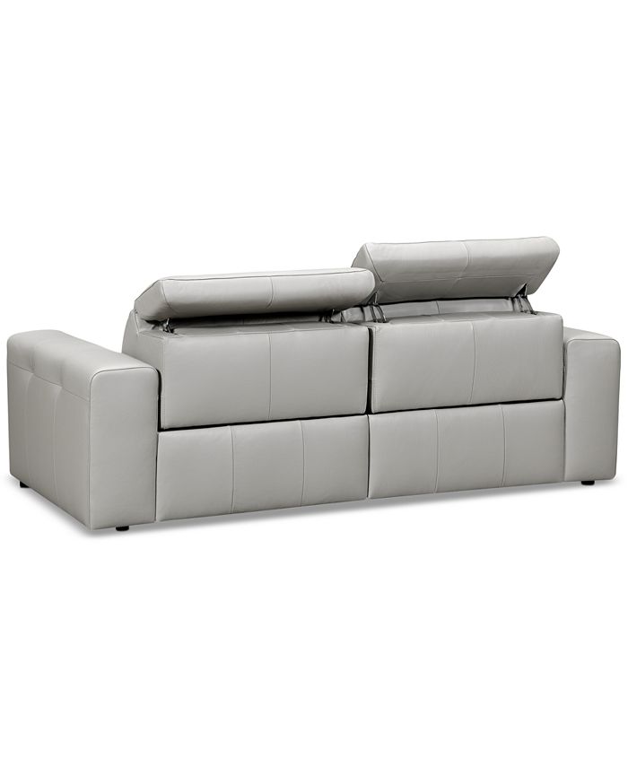 Furniture CLOSEOUT! Haigan 2Pc. Leather Sectional Sofa with 2 Power