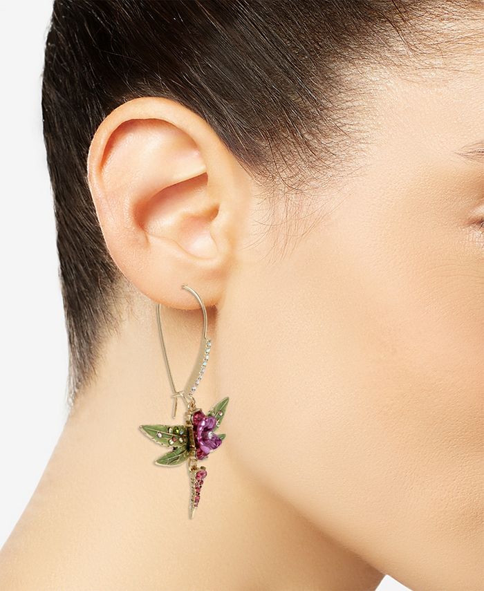Betsey johnson discount dragonfly earrings