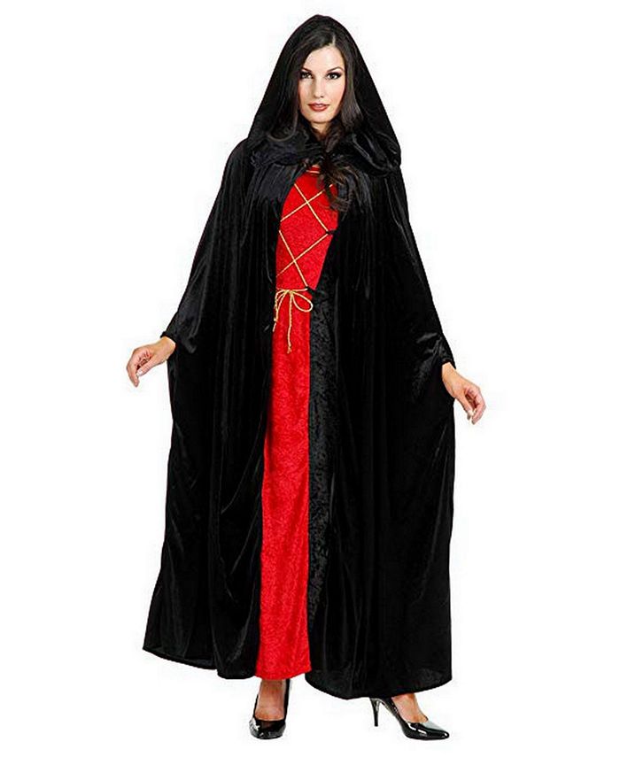 BuySeasons Full Length Black Cape Adult Costume - Macy's