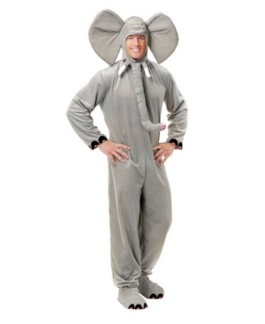 BuySeasons Grey Elephant Adult Costume