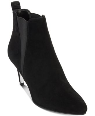 macy's black suede boots