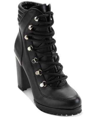 DKNY Women's Lenni Lace-Up Booties , Created for Macy's - Macy's