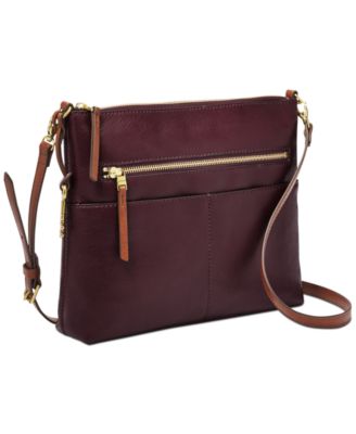 FOSSIL Fiona Crossbody Bag M Smoke Blue [181905] - sac à épaule