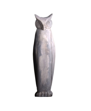 Villa2 Hand Carved Owls in Weathered Vintage-Inspired Finish