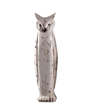 Villa2 Hand Carved Owls in Weathered Vintage-Inspired Finish