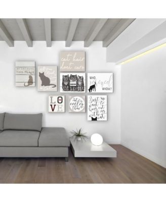 My Cat Owns This Place Wall Plaque Art, 10" x 15"