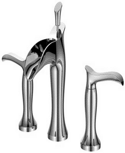 Eviva Swan Luxury Water Fall Widespread Three Hole 2 Handles Bathroom Sink Faucet Reviews Bathroom Accessories Bed Bath Macy S