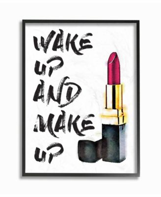 Wake Up And Make Up Framed Giclee Art, 16" x 20"
