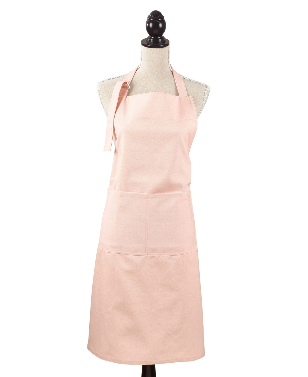 Classic Cuisine Denim Pocket Apron - Blush