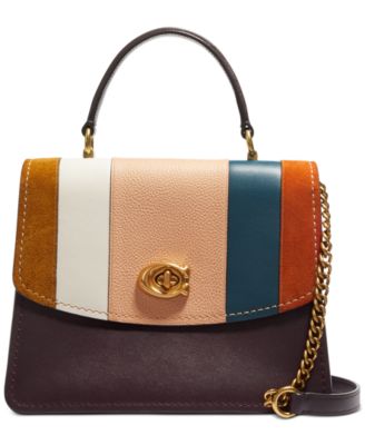 coach parker top handle bag