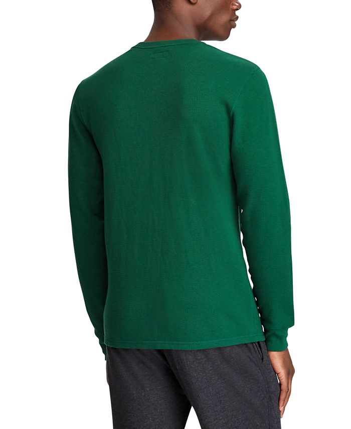 Polo Ralph Lauren Men’s Waffle Knit Thermal Pajama Shirt & Reviews