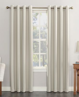Sun Zero Saxon Energy Saving Blackout Grommet Curtain Panel