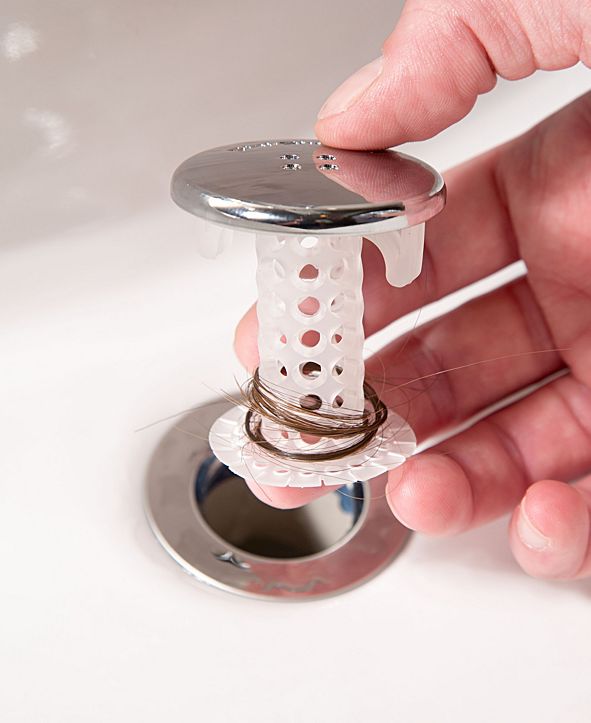 SinkShroom Chrome Edition Revolutionary Bathroom Sink Drain Protector