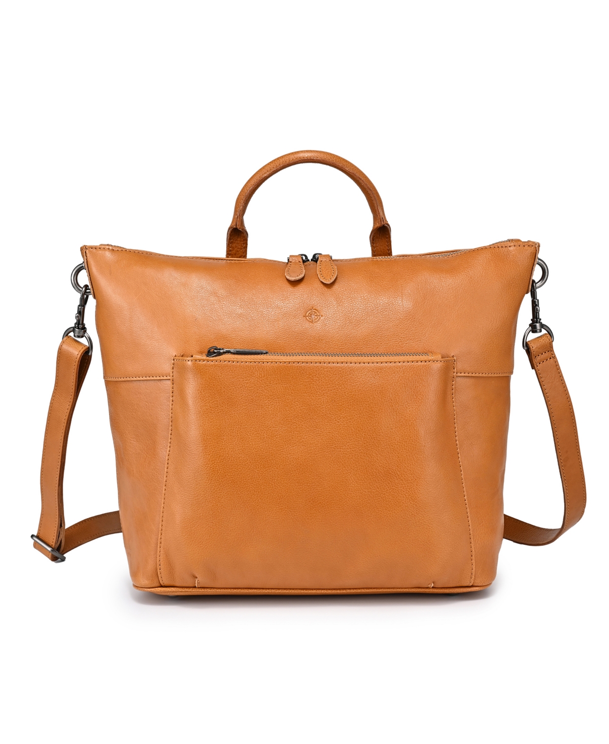 Sunny Grove Leather Crossbody Bag - Chesntut
