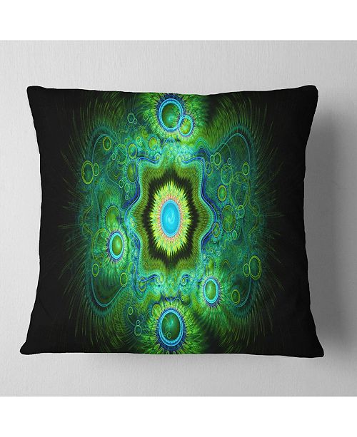 Design Art Designart Cabalistic Bright Green Texture Abstract