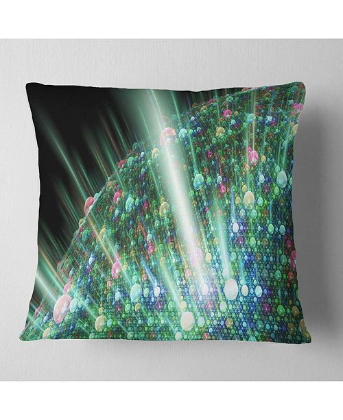 Design Art Designart Bright Blue Solar Bubbles Planet Abstract