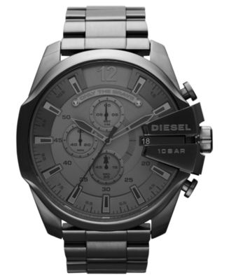 Diesel Men's Chronograph Gunmetal Ion-Plated Stainless Steel
