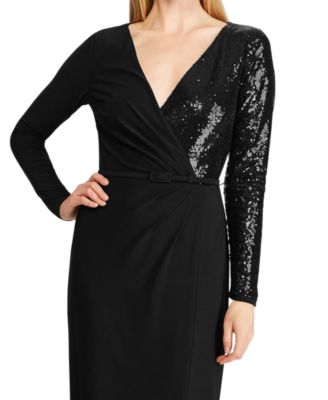 long sleeve gowns macys