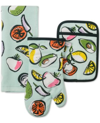 kate spade new york Kate Spade Make Lemonade Kitchen Towel, Oven Mitt & Pot  Holder 3-Pc. Set - Macy's