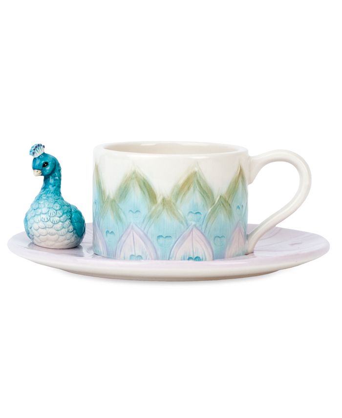 Edie Rose by Rachel Bilson CLOSEOUT! Dinnerware, Peacock Teacup and