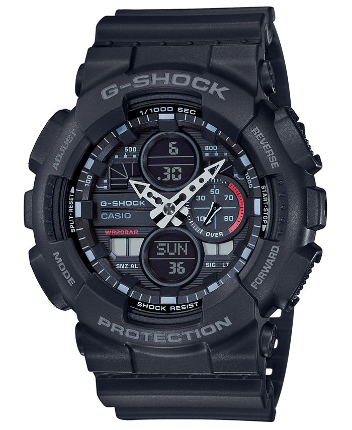 G-Shock Men's Analog-Digital Black Resin Strap Watch 51.2mm - Macy's
