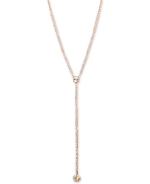 image of Givenchy Crystal Lariat Necklace, 16
