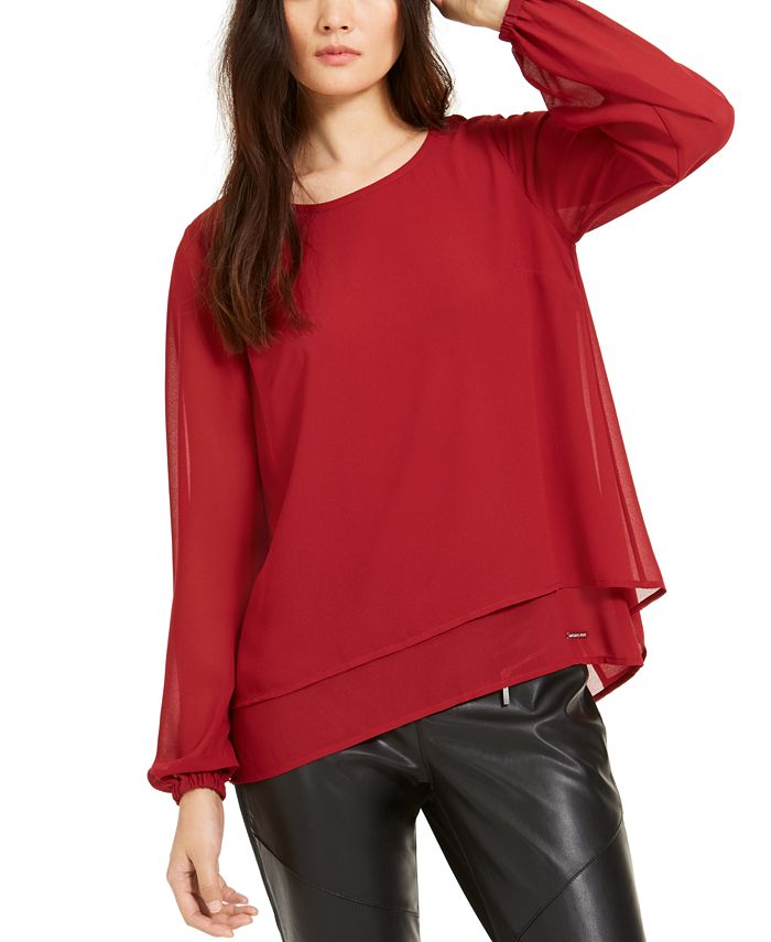 Michael kors layered look top store