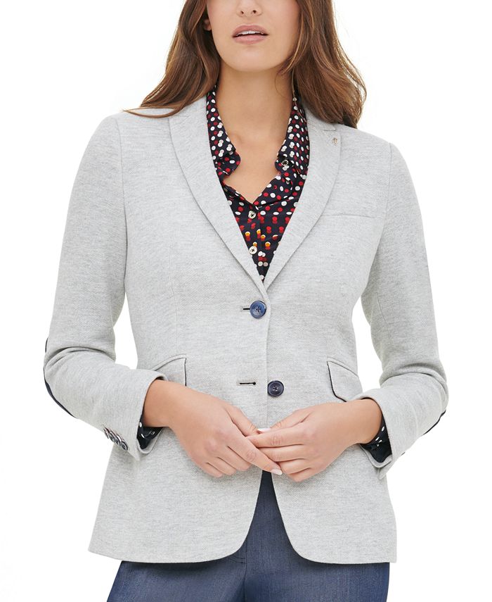 Tommy Hilfiger ElbowPatch ButtonCuff Blazer Macy's