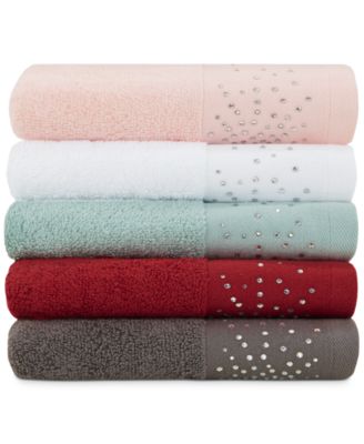 Urban Habitat - Rhinestone Starburst Cotton 16" x 26" Hand Towel